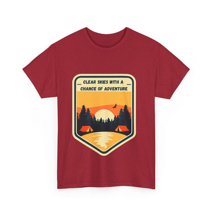 Unisex Heavy Cotton Tee - Chance Of Adventure