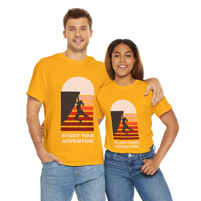 Climbing Adventure 1 - Unisex Heavy Cotton Tee