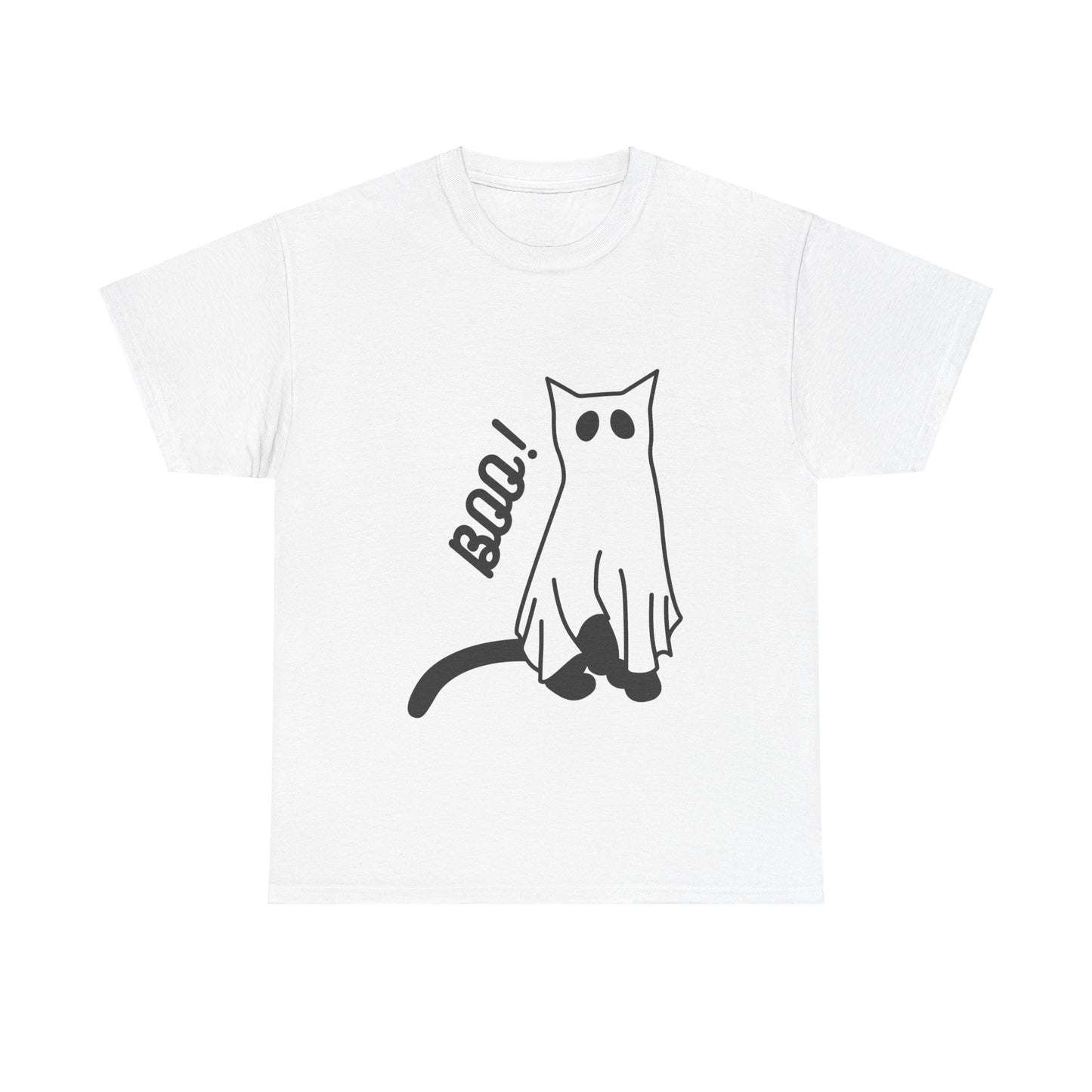 Unisex Heavy Cotton Tee - Boo Cat