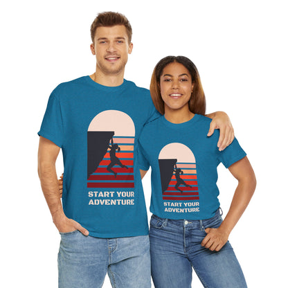 Climbing Adventure 1 - Unisex Heavy Cotton Tee