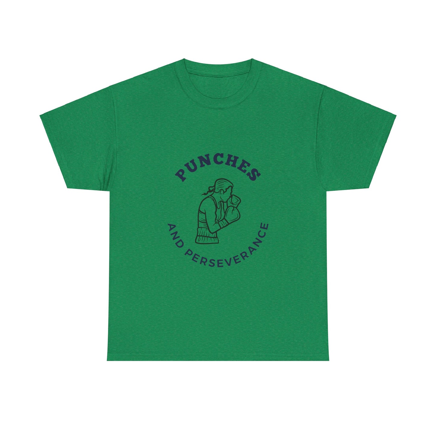 Unisex Heavy Cotton Tee - Punches And Perseverance Woman