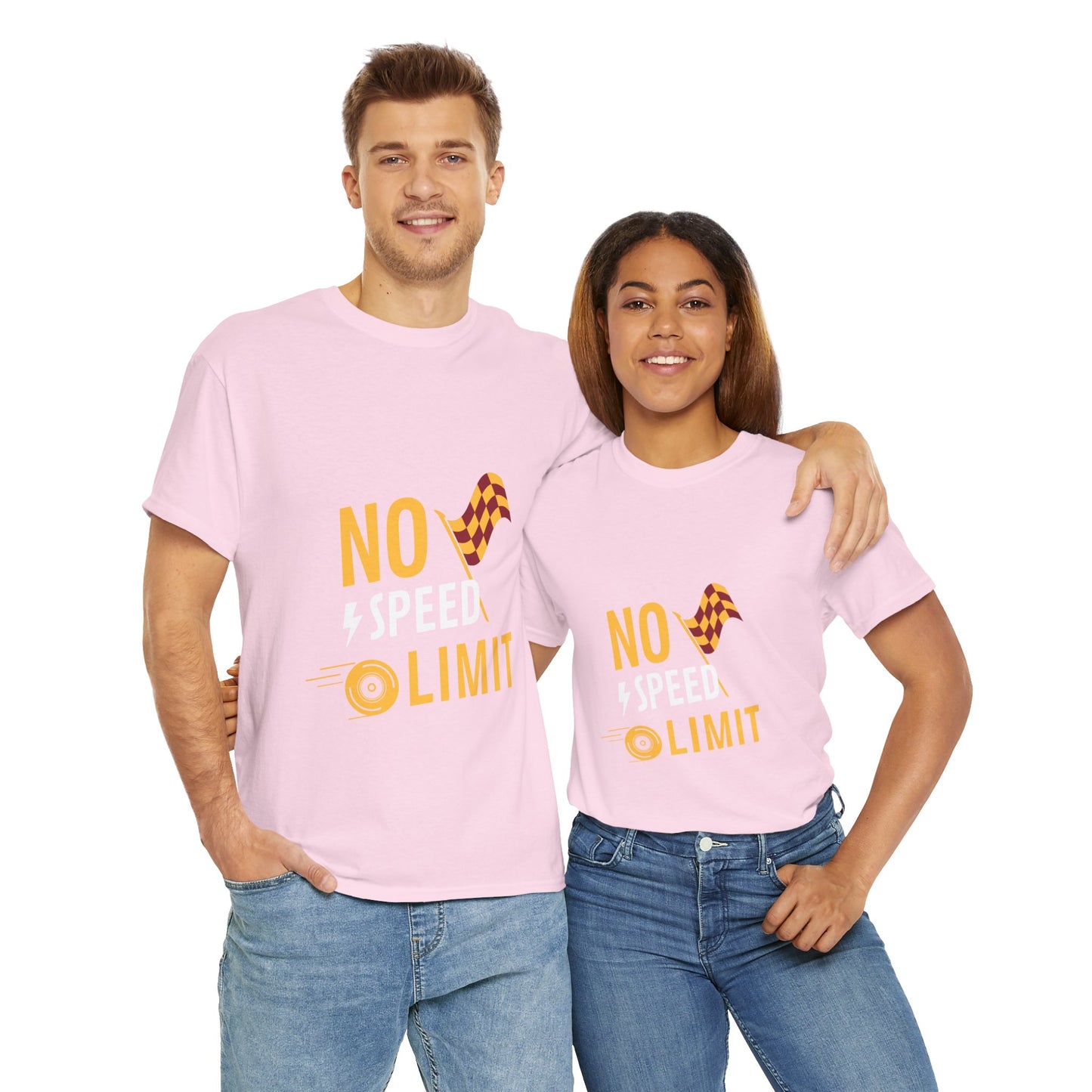 Unisex Heavy Cotton Tee - No Speed Limit