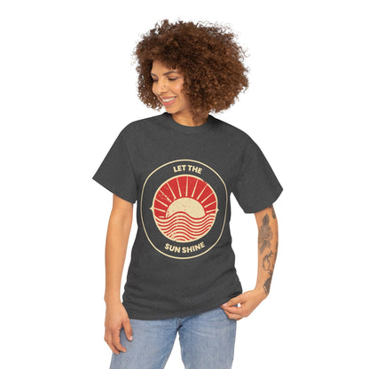 Unisex Heavy Cotton Tee - Let The Sun Shine