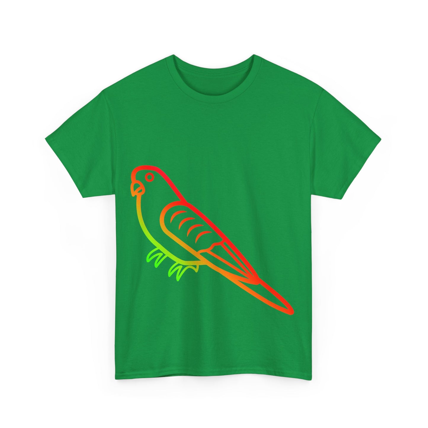 Budgie Rainbow Cotton T-Shirt