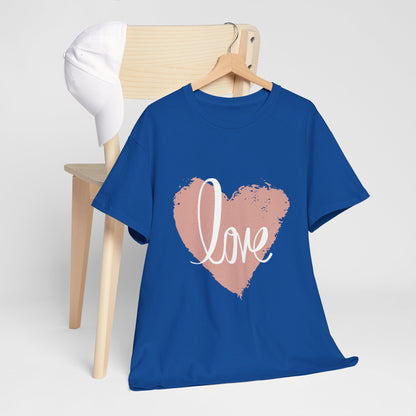 Love Heart - Unisex Heavy Cotton Tee