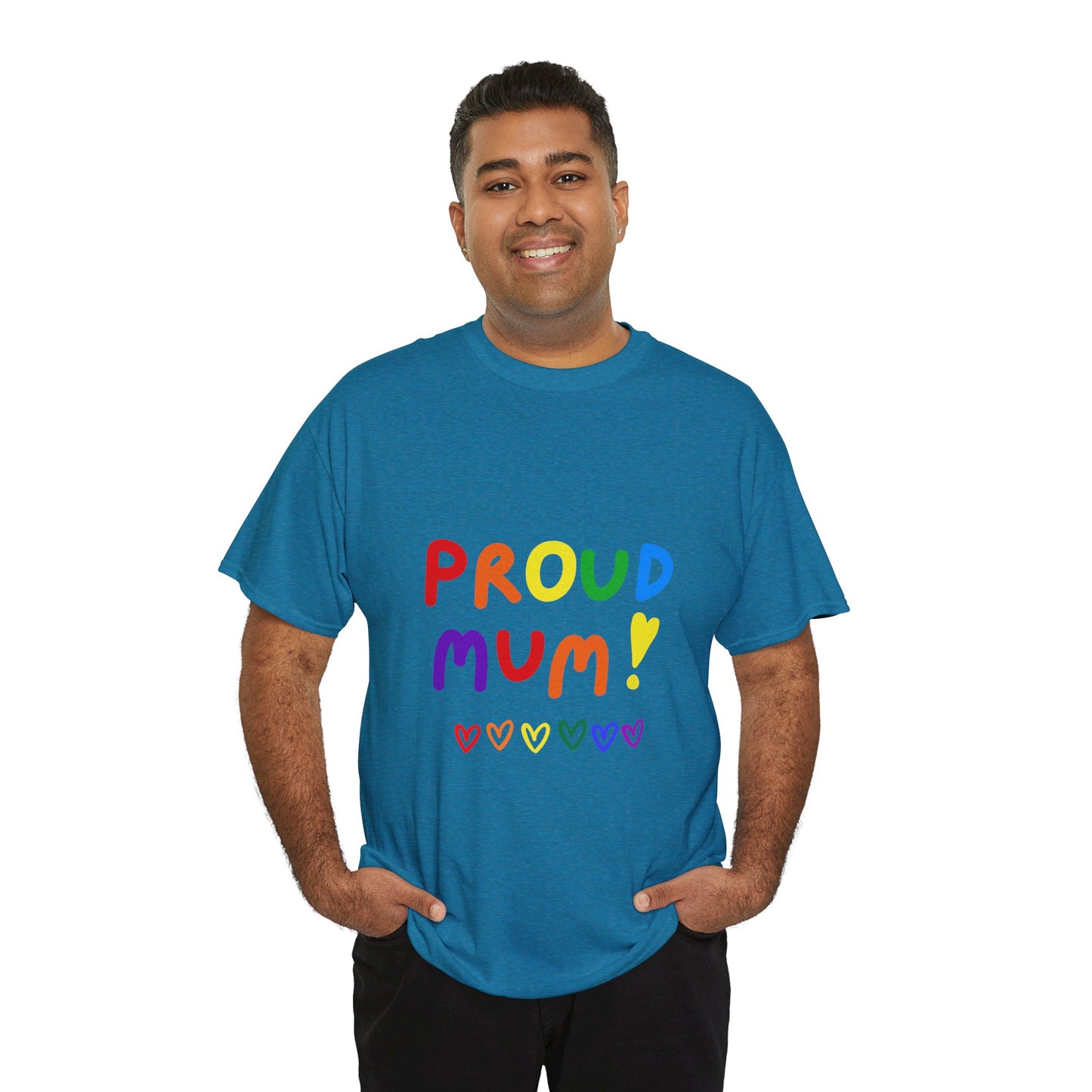 Unisex Heavy Cotton Tee - Proud Mum