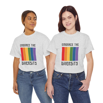 Unisex Heavy Cotton Tee - Embrace The Diversity