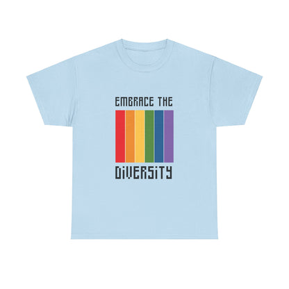 Unisex Heavy Cotton Tee - Embrace The Diversity