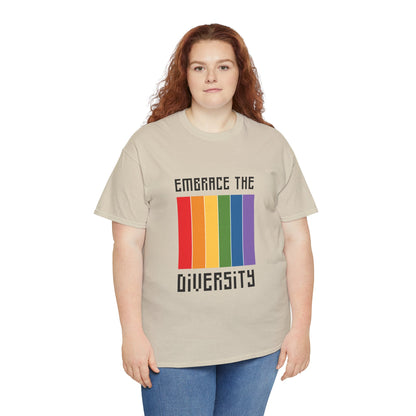 Unisex Heavy Cotton Tee - Embrace The Diversity