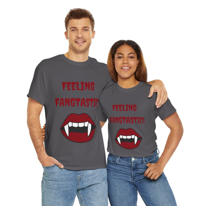 Unisex Heavy Cotton Tee - Feeling Fangtastic