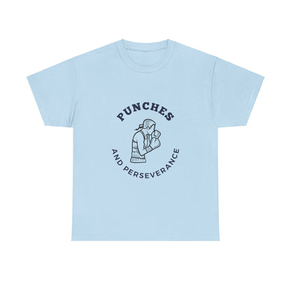 Unisex Heavy Cotton Tee - Punches And Perseverance Woman