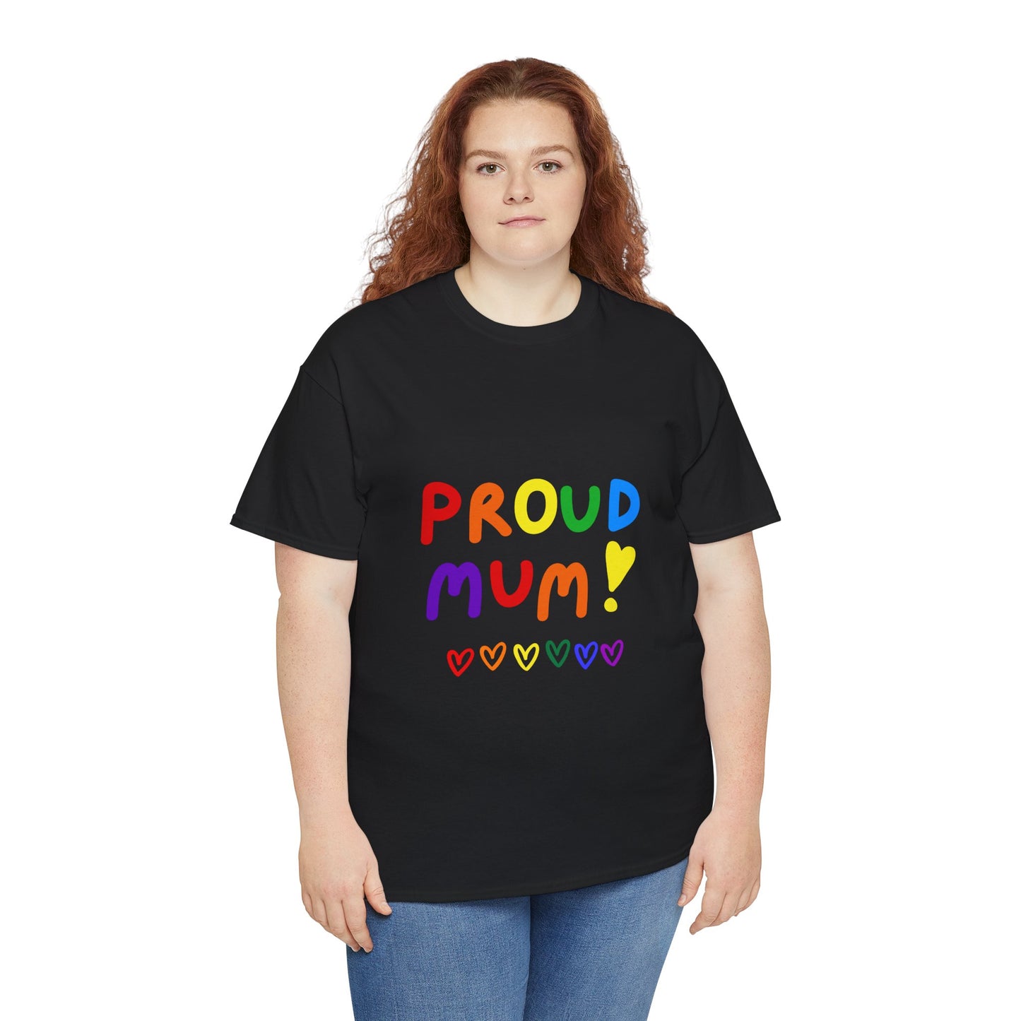 Unisex Heavy Cotton Tee - Proud Mum