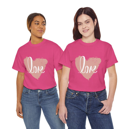 Love Heart - Unisex Heavy Cotton Tee