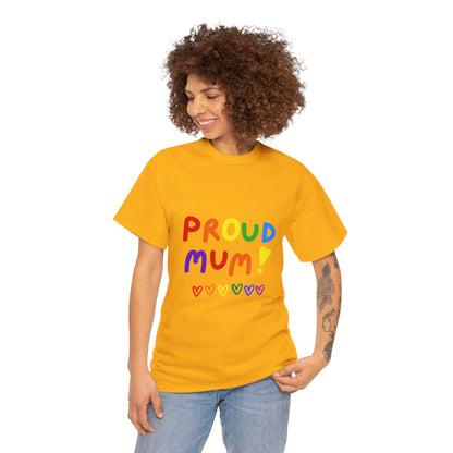 Unisex Heavy Cotton Tee - Proud Mum