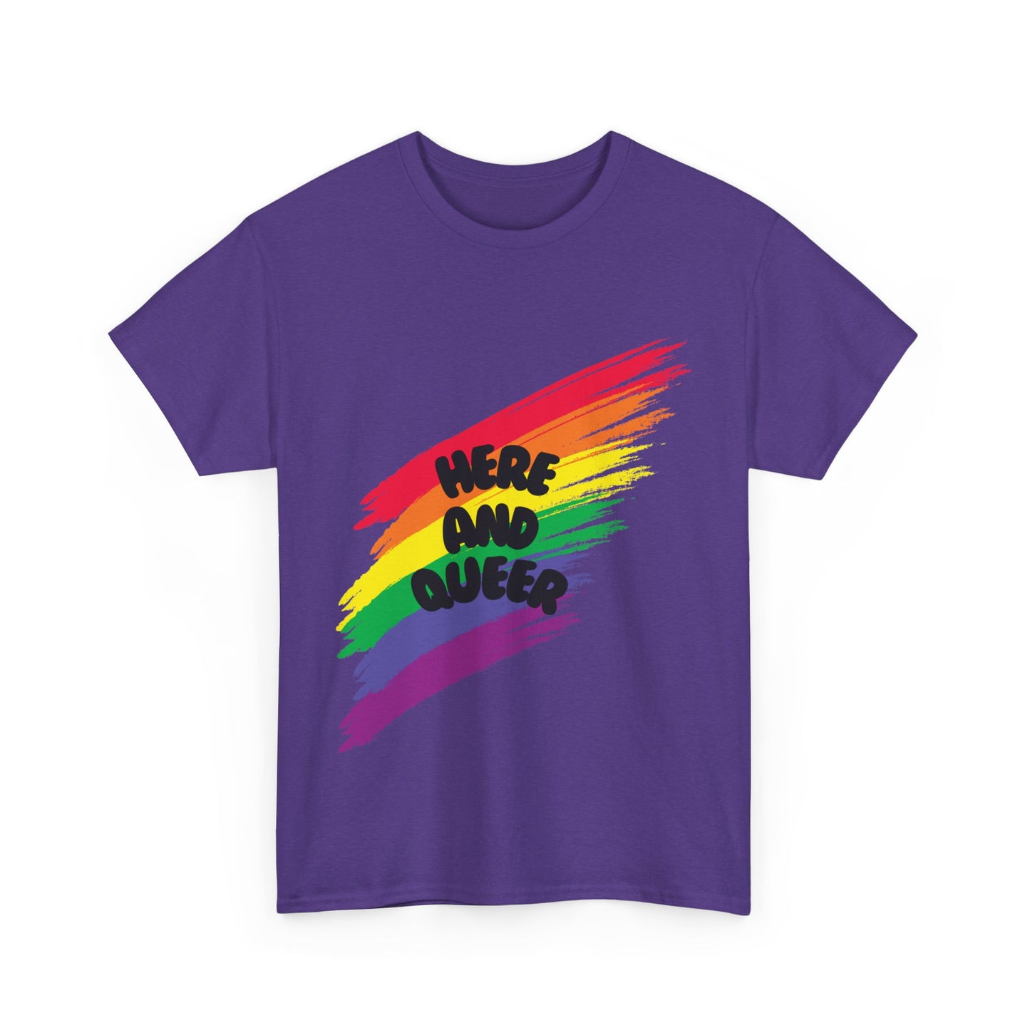 Unisex Heavy Cotton Tee - Here And Queer