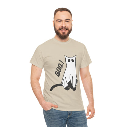 Unisex Heavy Cotton Tee - Boo Cat