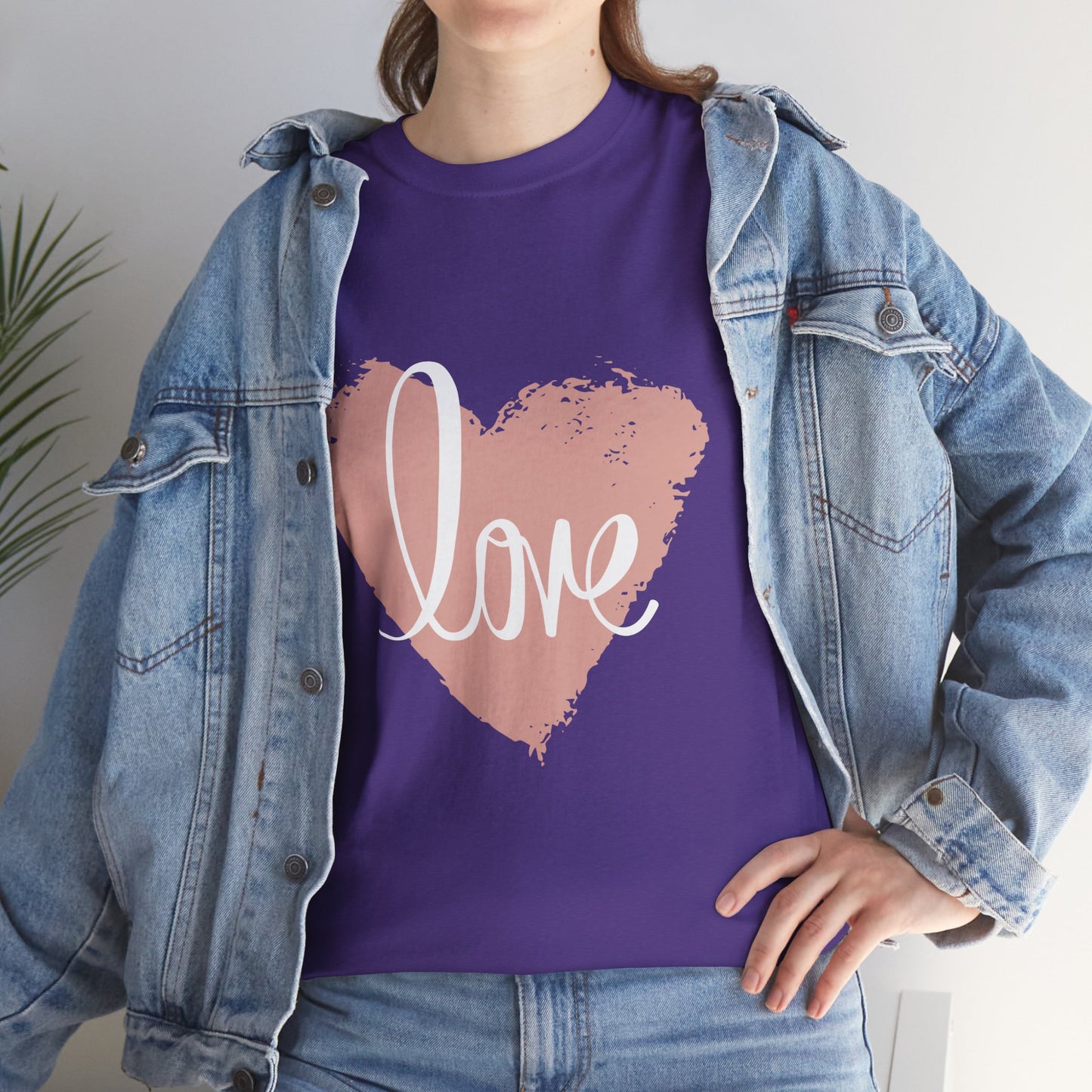 Love Heart - Unisex Heavy Cotton Tee