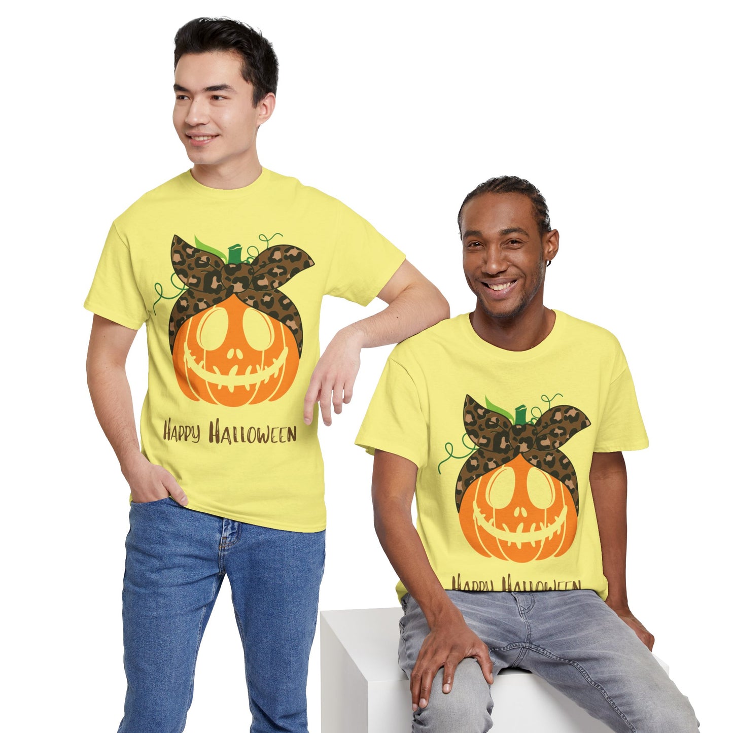 Unisex Heavy Cotton Tee - Happy Halloween