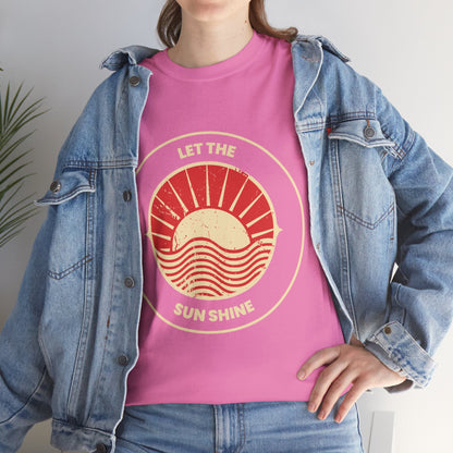 Unisex Heavy Cotton Tee - Let The Sun Shine