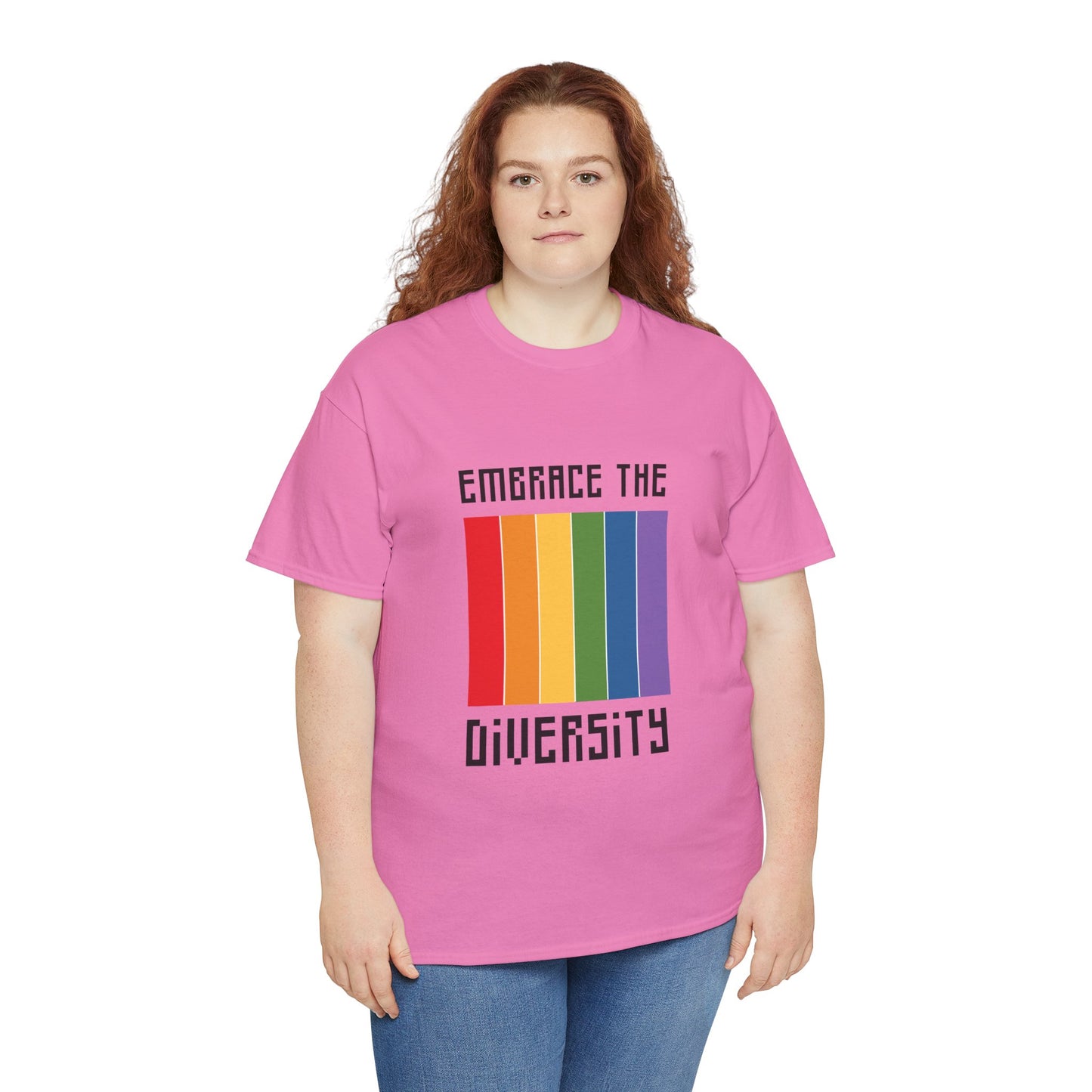 Unisex Heavy Cotton Tee - Embrace The Diversity