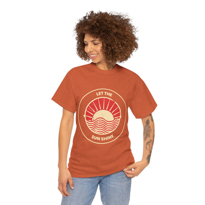 Unisex Heavy Cotton Tee - Let The Sun Shine