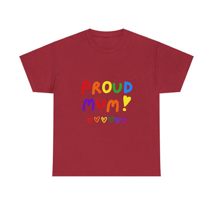 Unisex Heavy Cotton Tee - Proud Mum