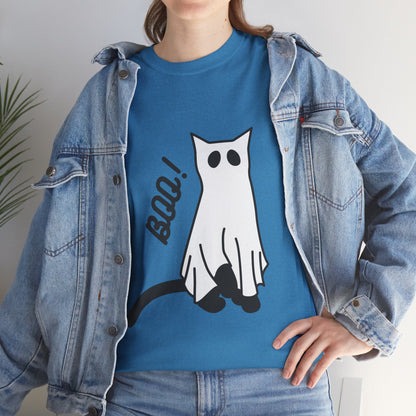 Unisex Heavy Cotton Tee - Boo Cat