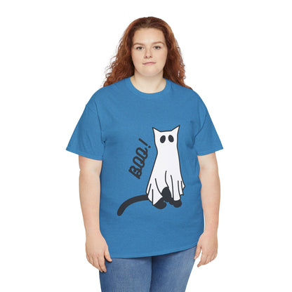 Unisex Heavy Cotton Tee - Boo Cat