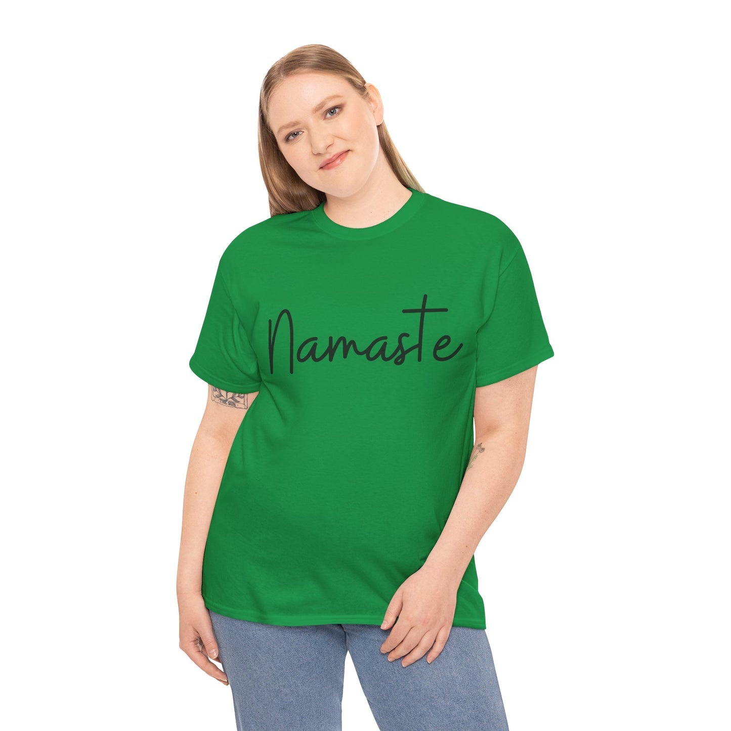 "Namaste" (Hindi Greeting) Unisex Heavy Cotton Tee