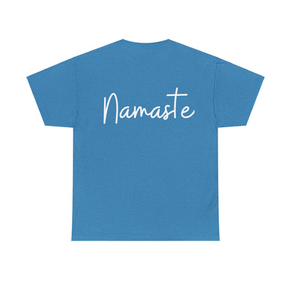 "Namaste" & "Namaste" (Hindi Greetings) Unisex Heavy Cotton Tee