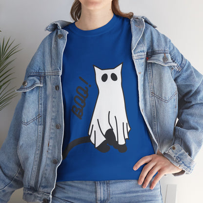 Unisex Heavy Cotton Tee - Boo Cat