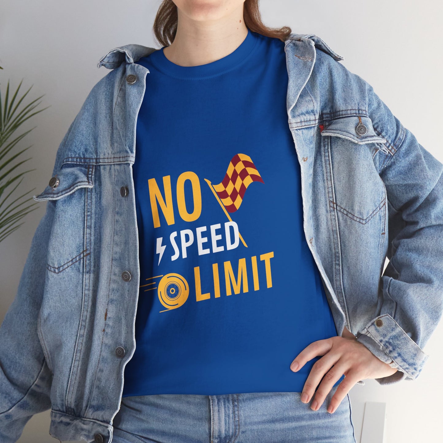 Unisex Heavy Cotton Tee - No Speed Limit