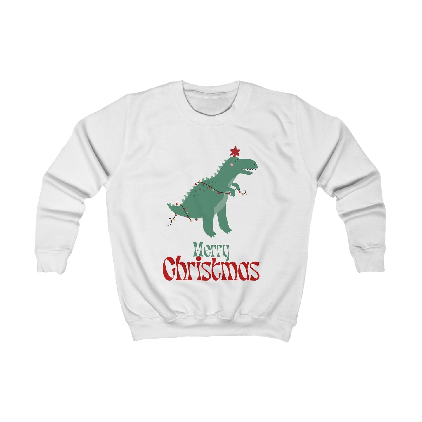 Dino Christmas - Kids Sweatshirt