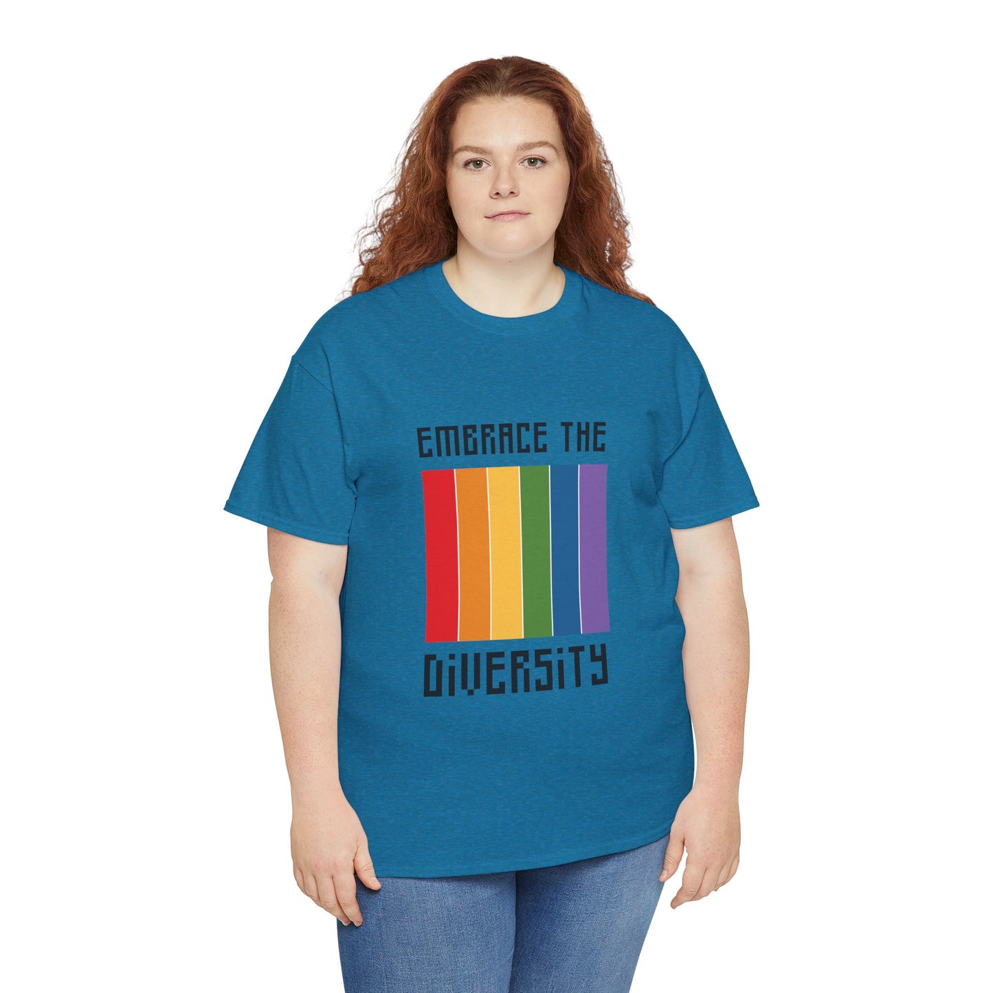 Unisex Heavy Cotton Tee - Embrace The Diversity