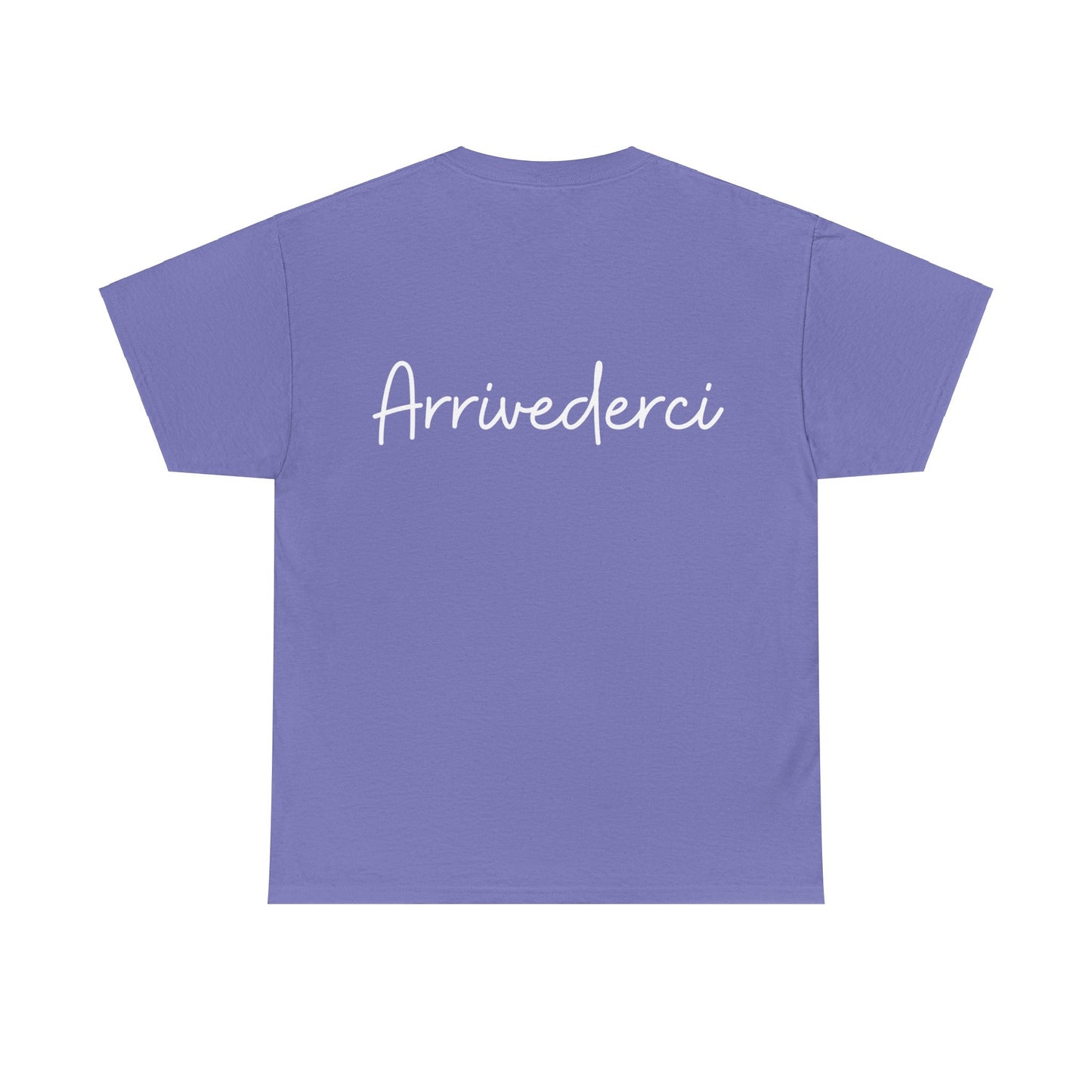 "Ciao" & "Arrivederci" (Italian Greetings) Unisex Heavy Cotton Tee