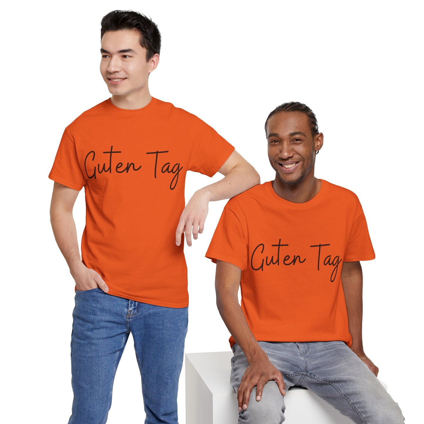 "Guten Tag" (German Greetings) Unisex Heavy Cotton Tee