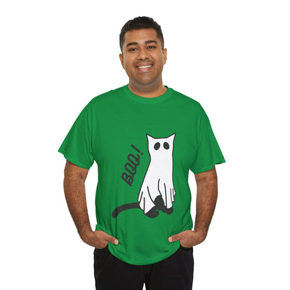 Unisex Heavy Cotton Tee - Boo Cat