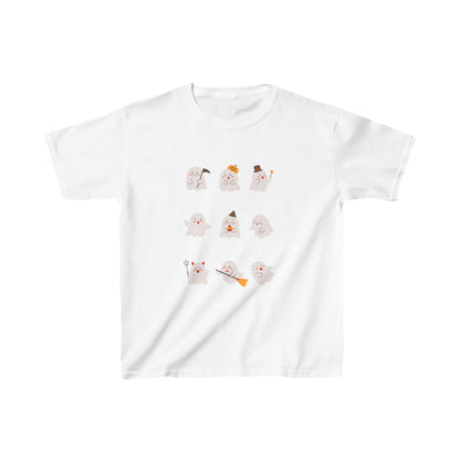 Kids Heavy Cotton™ Tee - Busy Ghosts