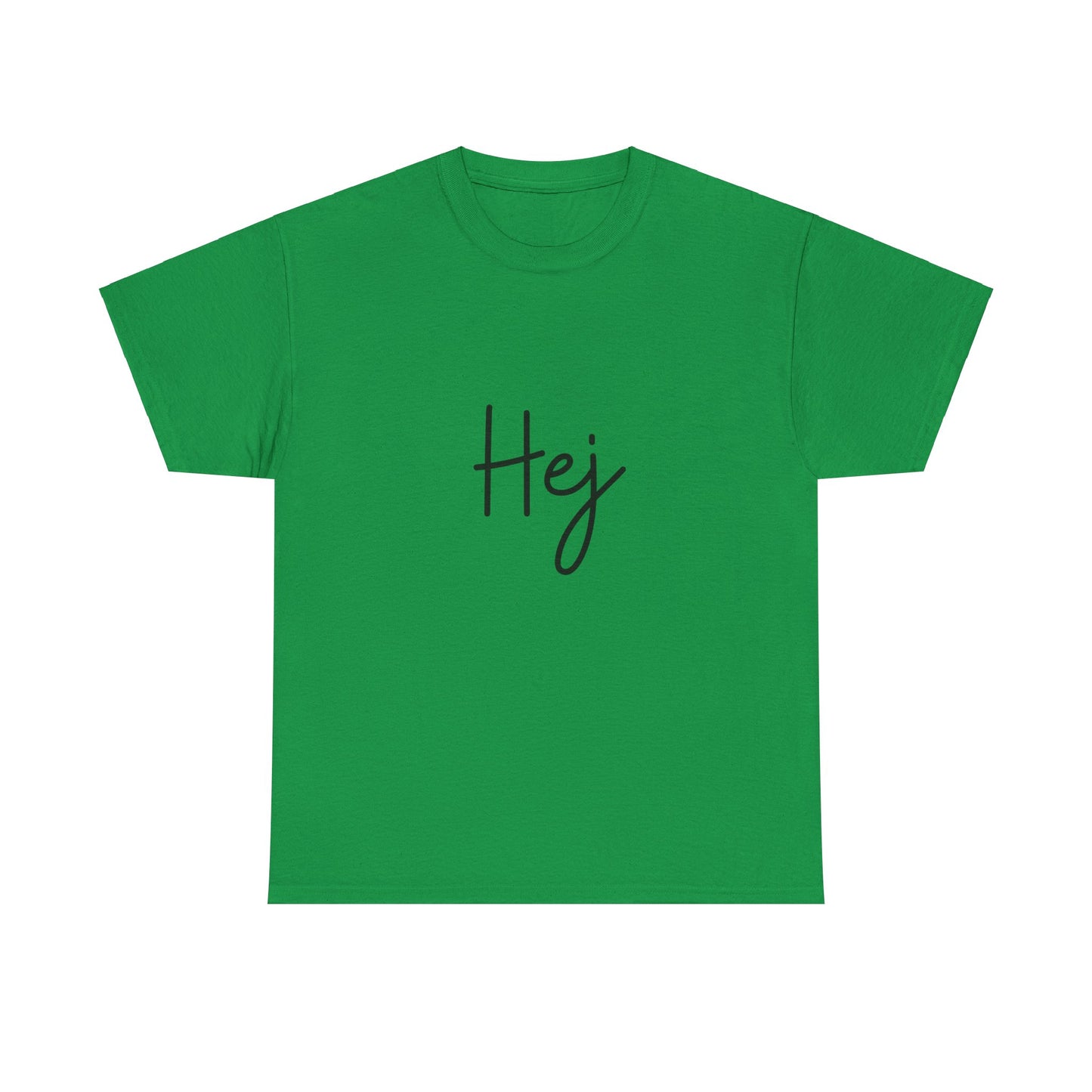 "Hej" (Danish Greeting) Unisex Heavy Cotton Tee