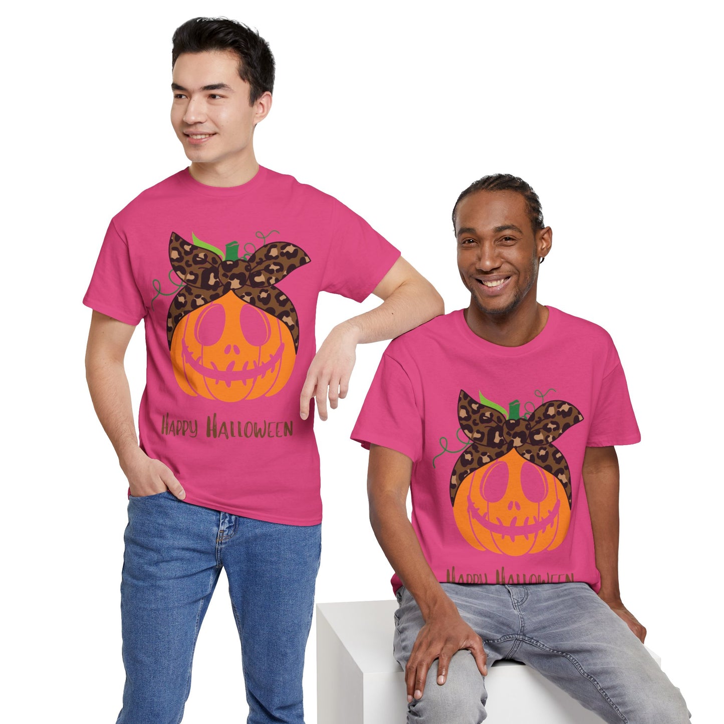 Unisex Heavy Cotton Tee - Happy Halloween