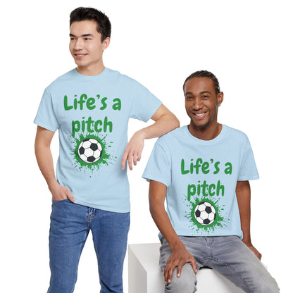 Unisex Heavy Cotton Tee - Life's A Pitch