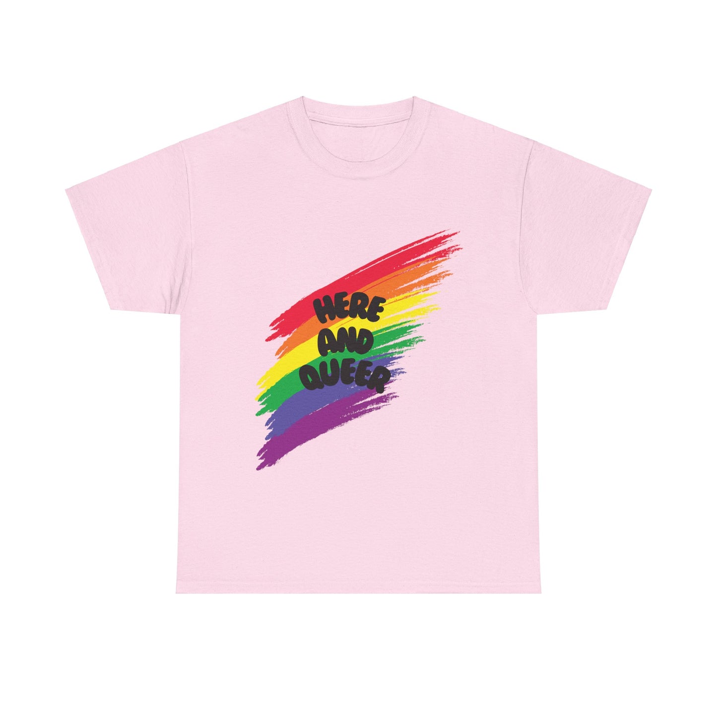 Unisex Heavy Cotton Tee - Here And Queer