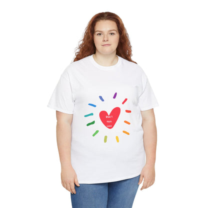 Unisex Heavy Cotton Tee - Don't Hate Love