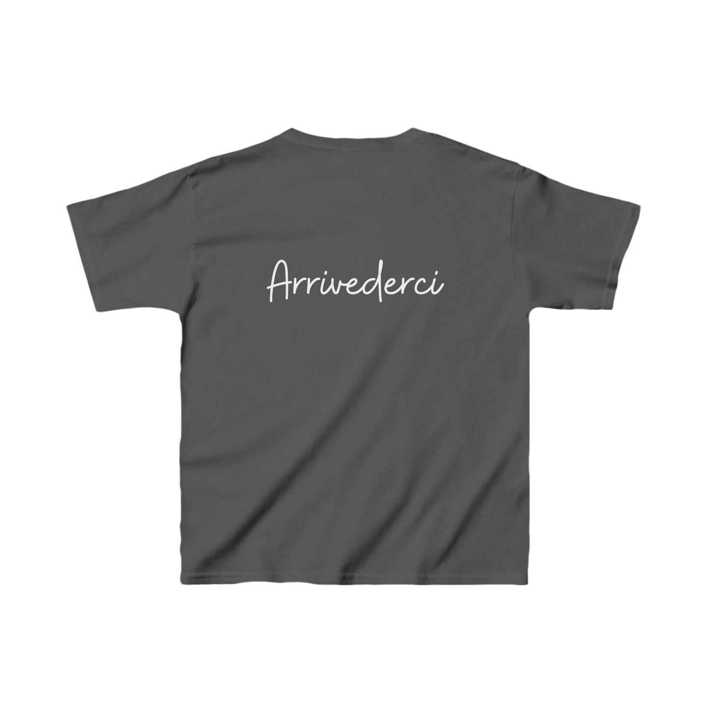 "Ciao" & "Arrivederci" (Italian Greetings) Kids Heavy Cotton™ Tee