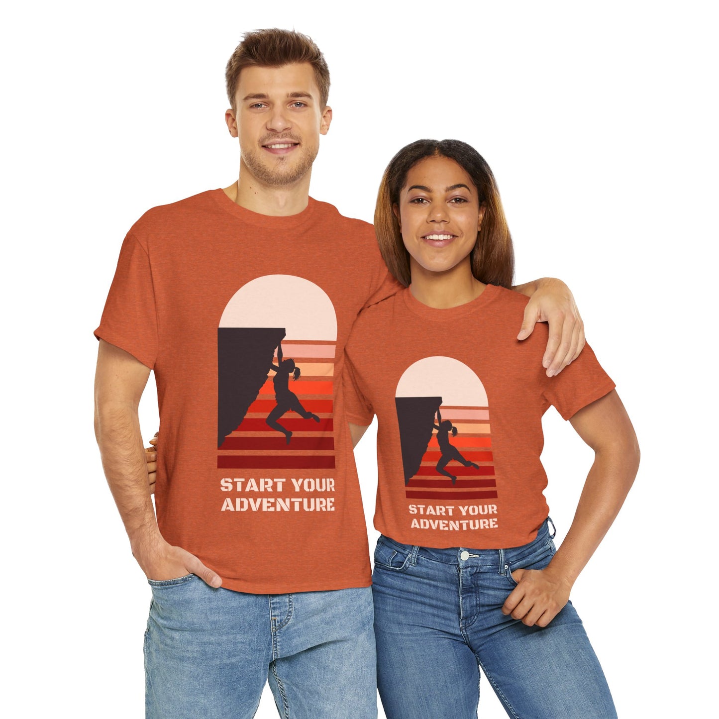 Climbing Adventure 1 - Unisex Heavy Cotton Tee