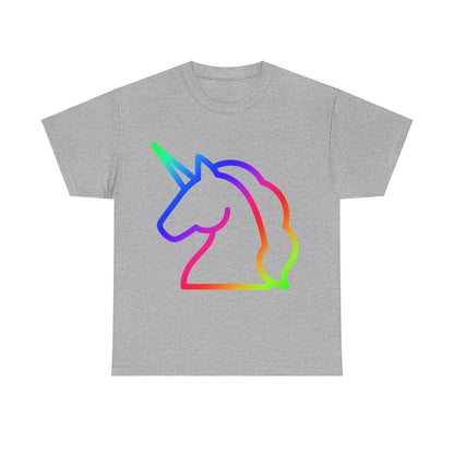 Vibrant, rainbow, colourful unicorn. Ideal for any animal or wildlife lover.  T-SHIRT Use your imagine, bringing magic and sparkle to your life.