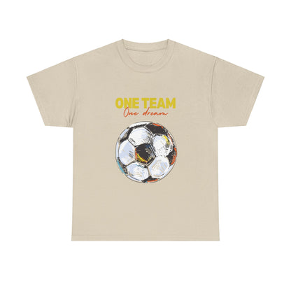 Unisex Heavy Cotton Tee - One Team, One Dream