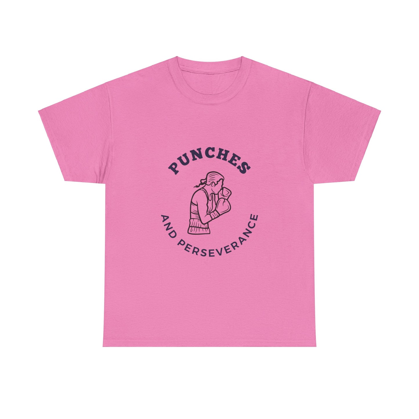 Unisex Heavy Cotton Tee - Punches And Perseverance Woman