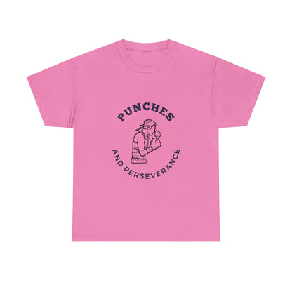 Unisex Heavy Cotton Tee - Punches And Perseverance Woman