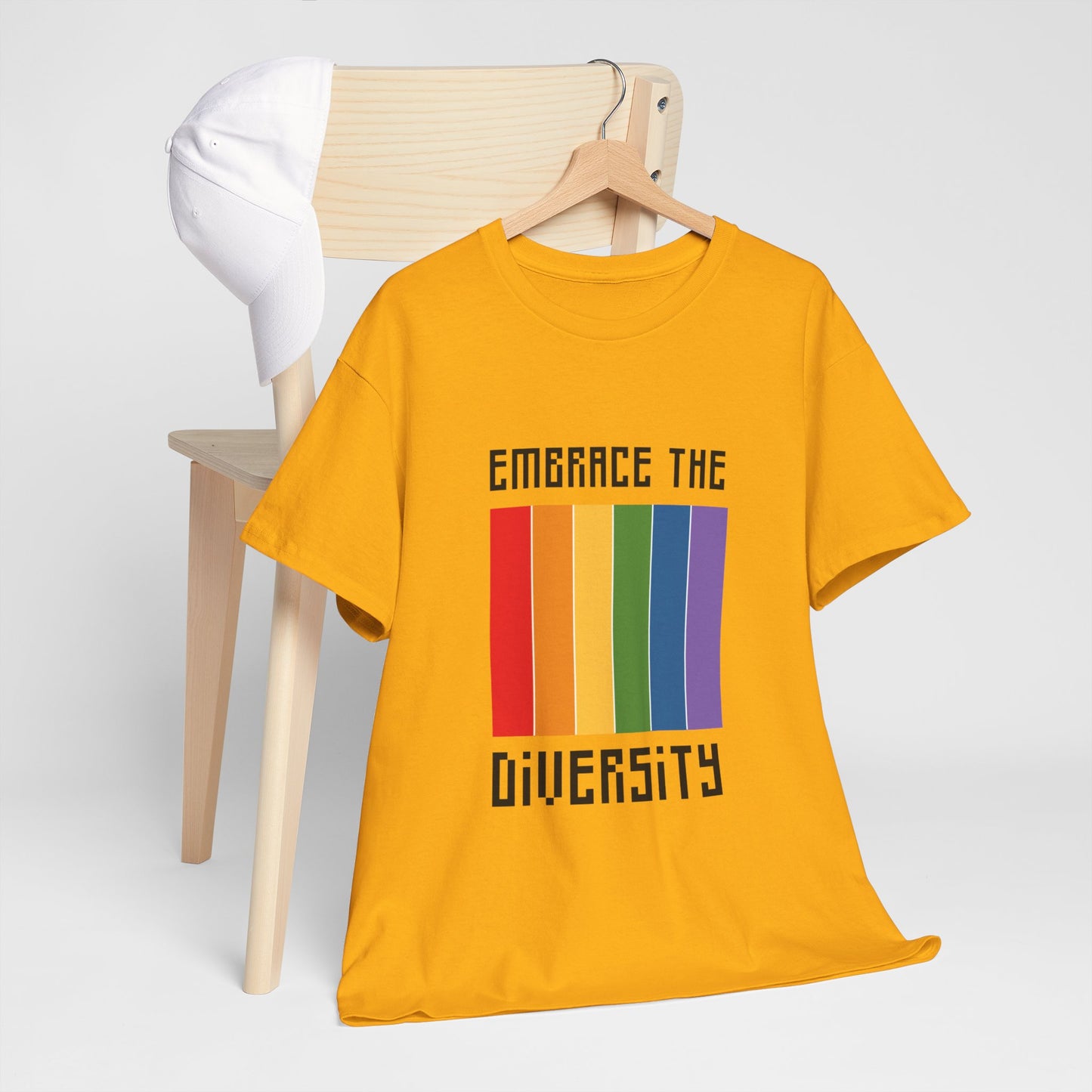 Unisex Heavy Cotton Tee - Embrace The Diversity